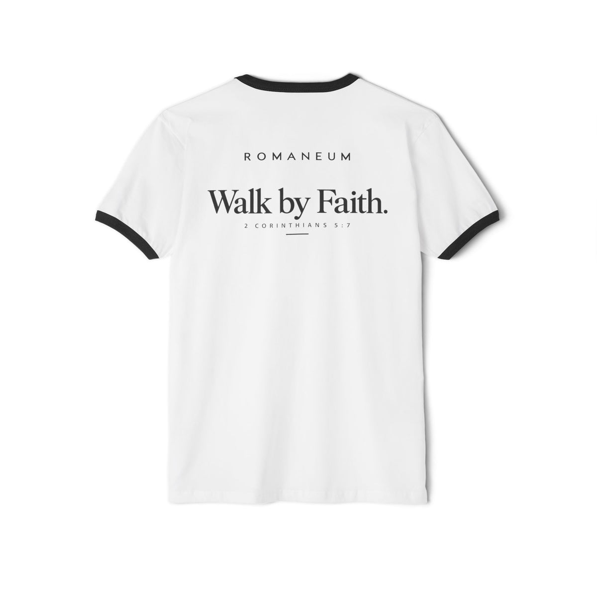 ROMANEUM Walk by Faith Ringer T-Shirt