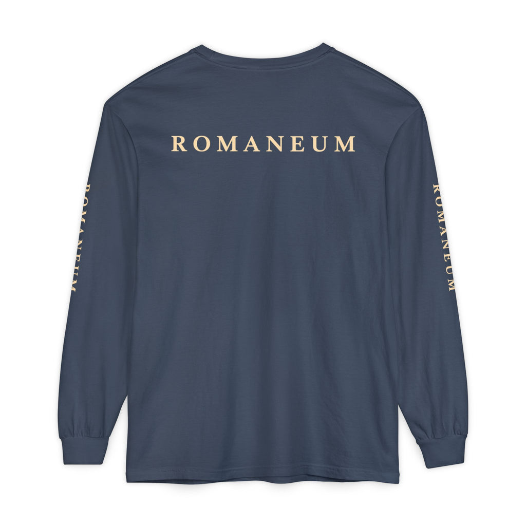 Conquerors Long Sleeve Tee — "More Than Conquerors" Romaneum