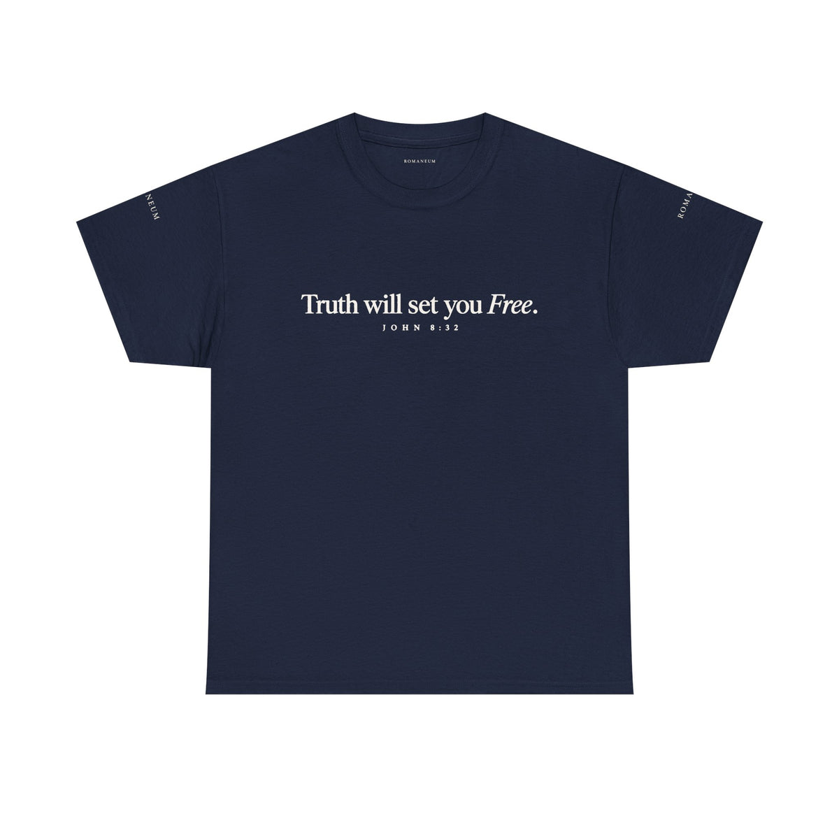 Christian Graphic Tee "Truth Will Set You Free" | God Is Love Bible Verse Shirt
