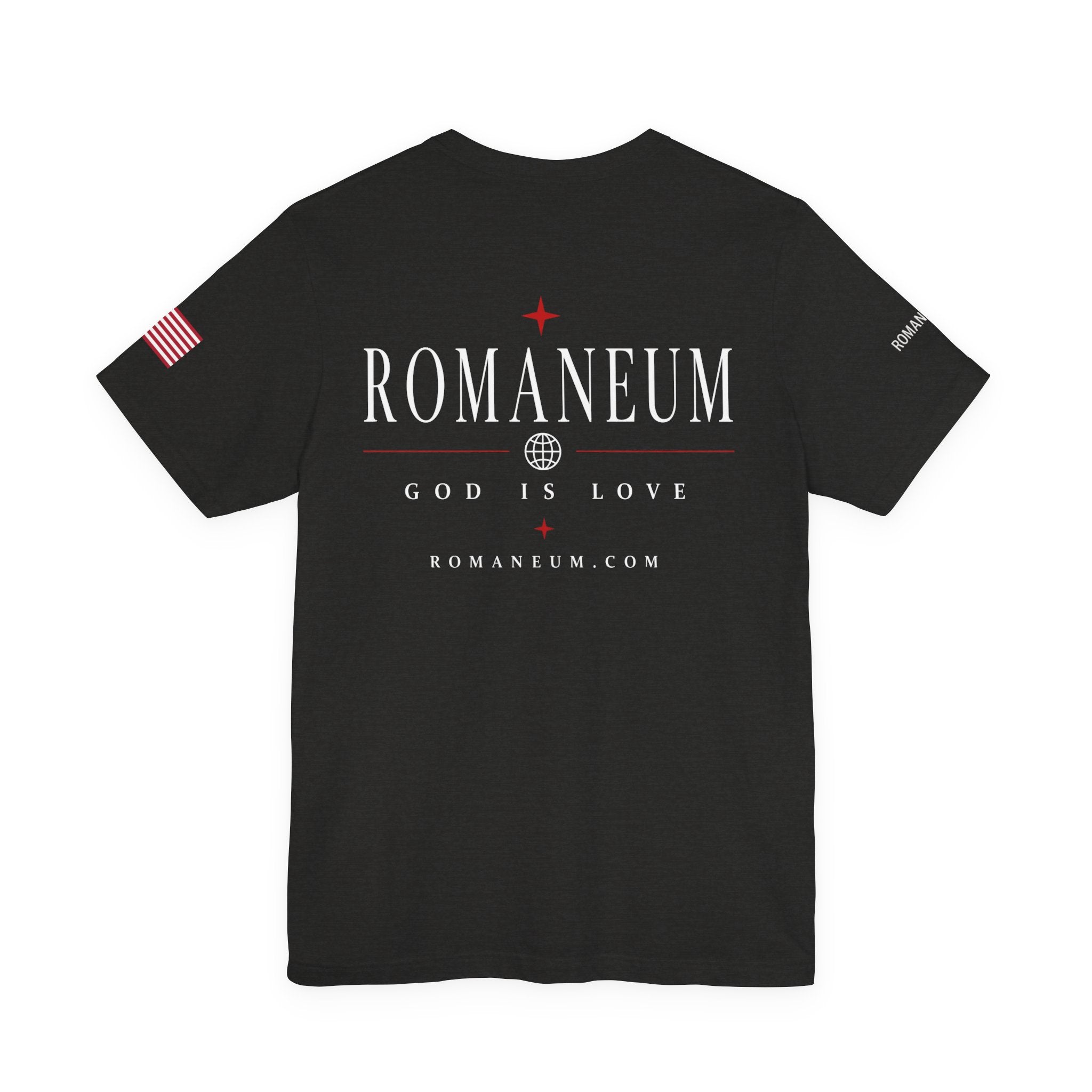 Romaneum 'AMOR/ROMA' God Is Love Graphic Tee
