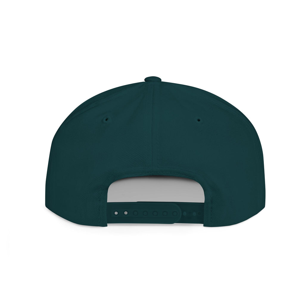 Snapback Hat — Christmas Romaneum Crest Flat Bill Cap