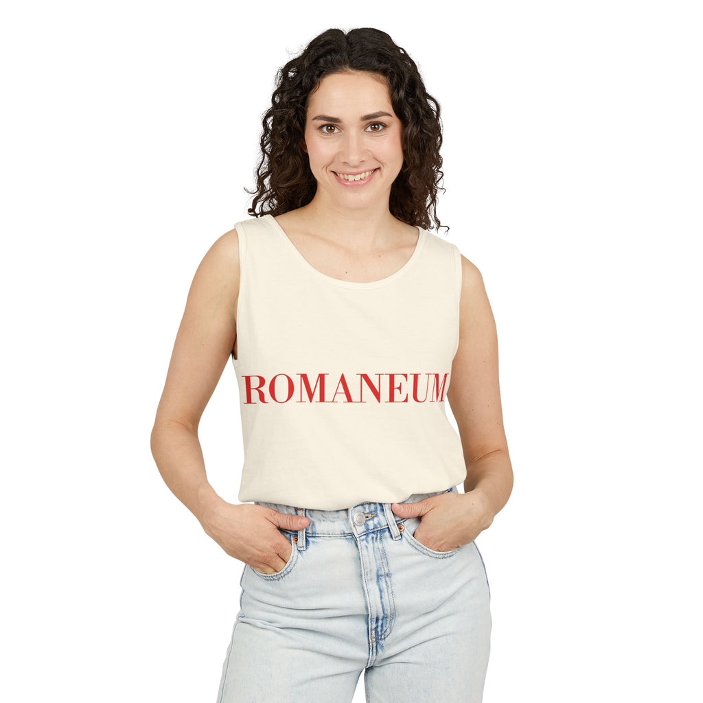 Romaneum Tank Top — Minimalist Classic Logo Tank