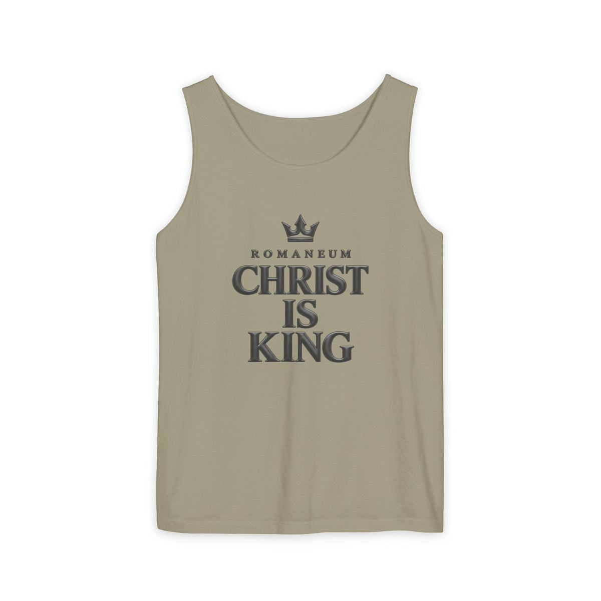 Christ Is King Tank Top — Romanem Faith-Based Christian Tee