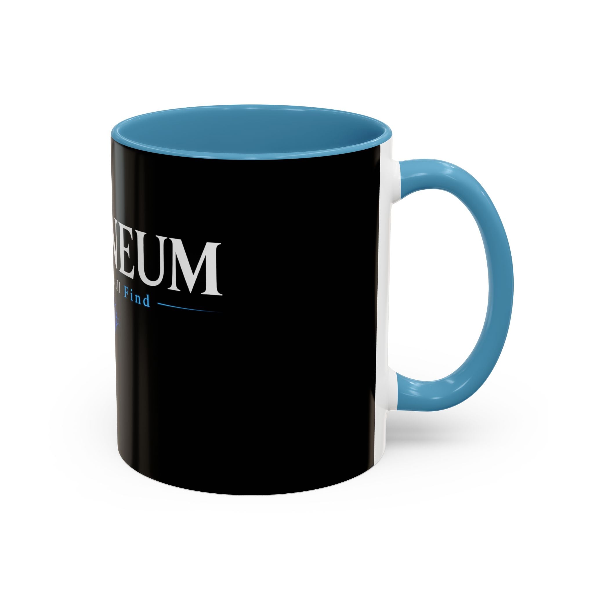 "Seek and You Will Find" Inspirational Black Mug