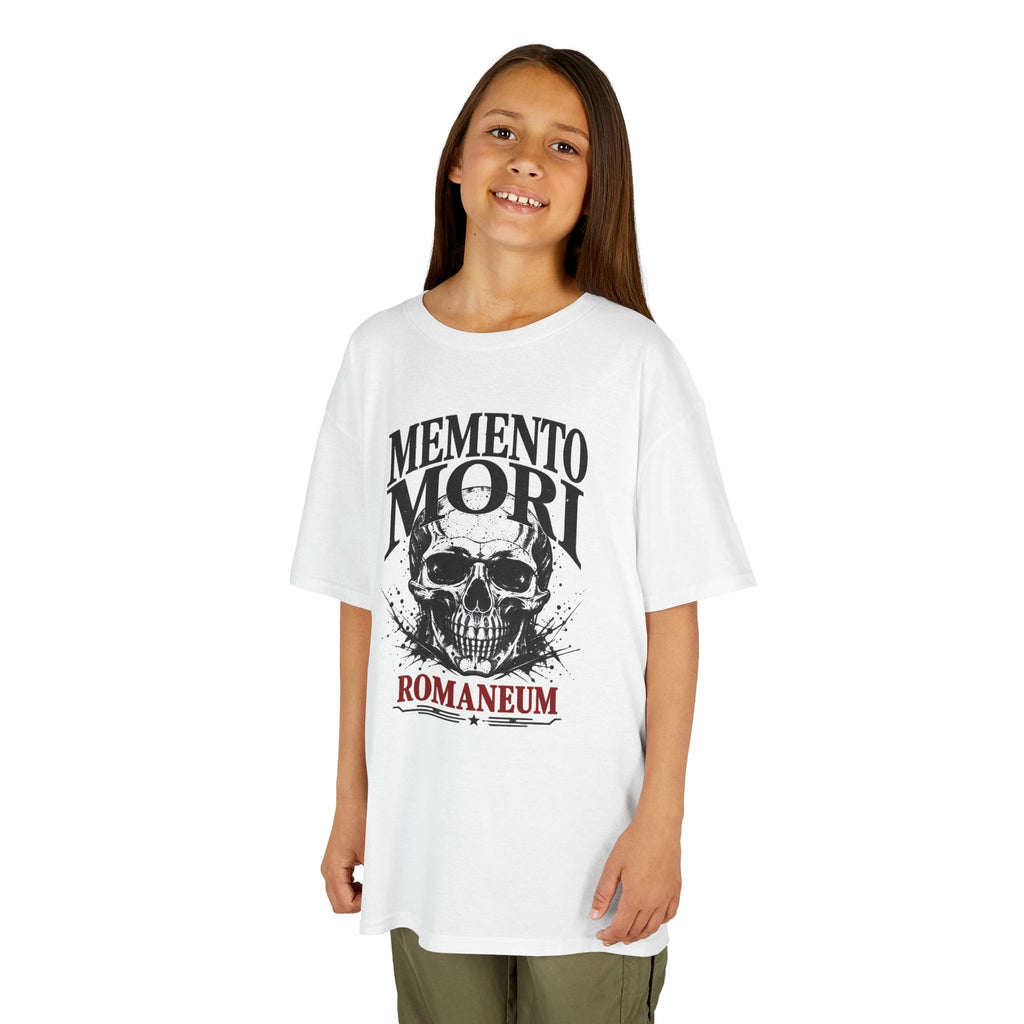 Kids T-Shirt — "Memento Mori" Skull Romaneum Tee