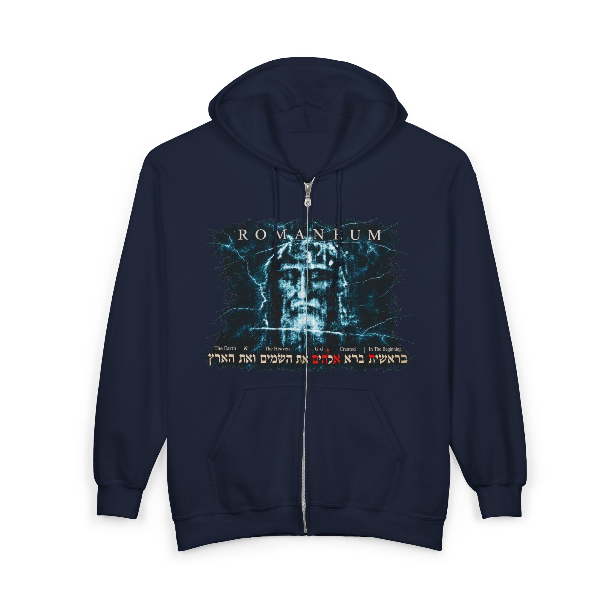 Romaneum Graphic Zip Hoodie
