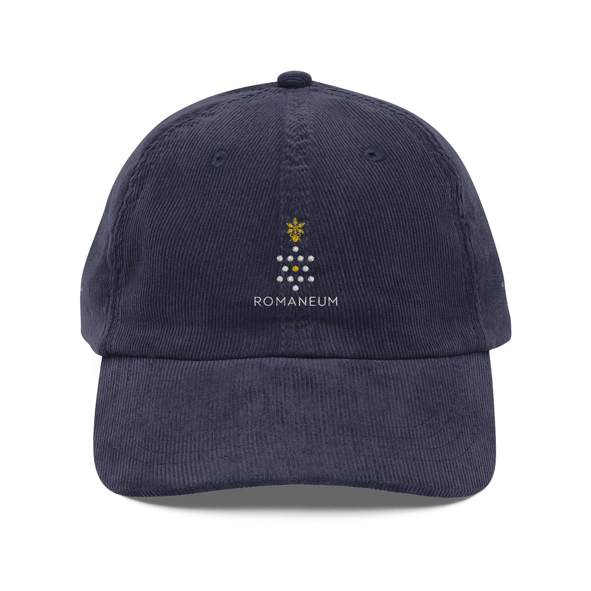 Christmas Corduroy Embroidered Cap