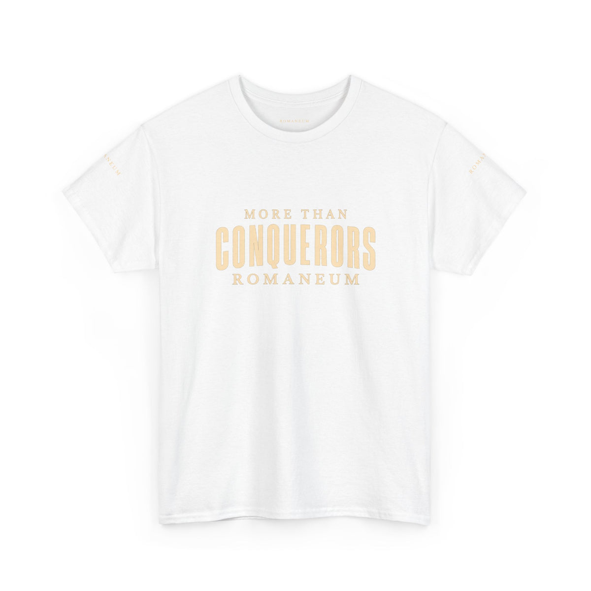 Conquerors Romanum Tee — 'More Than Conquerors' Shirt