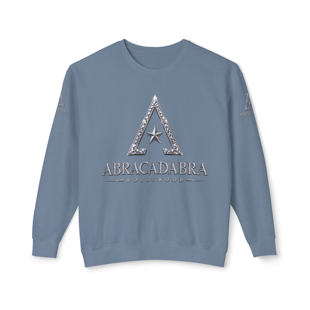Abracadabra Star Crewneck Sweatshirt — Mystical Magic Logo Pullover