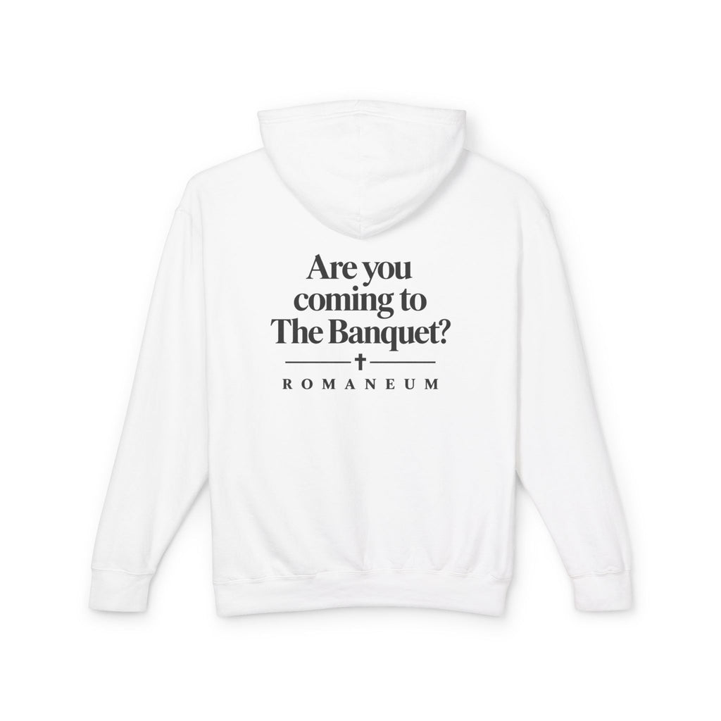 Hoodie — "Are you coming to The Banquet?" ROMANEUM Graphic