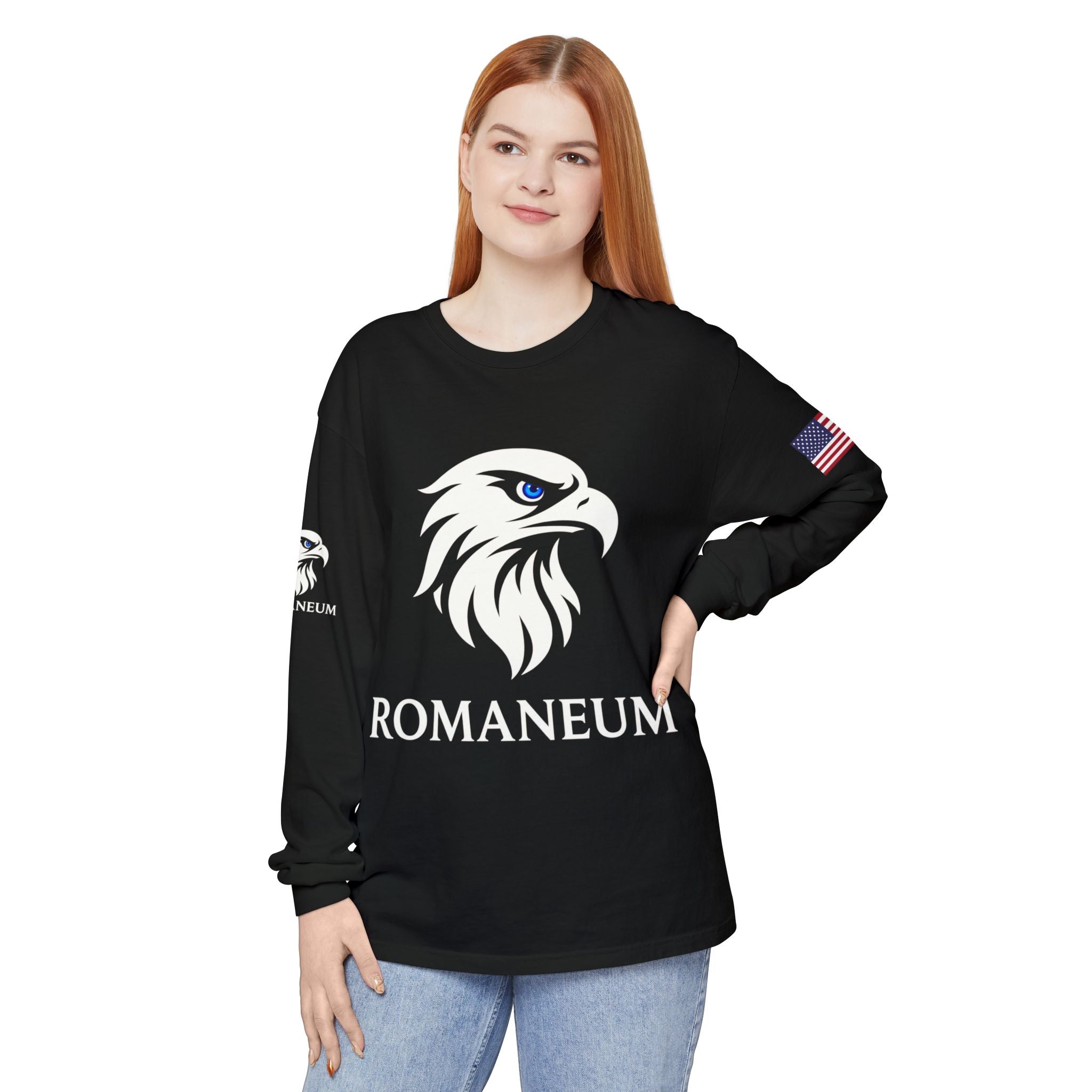 Romaneum Eagle Crest long sleeve shirt