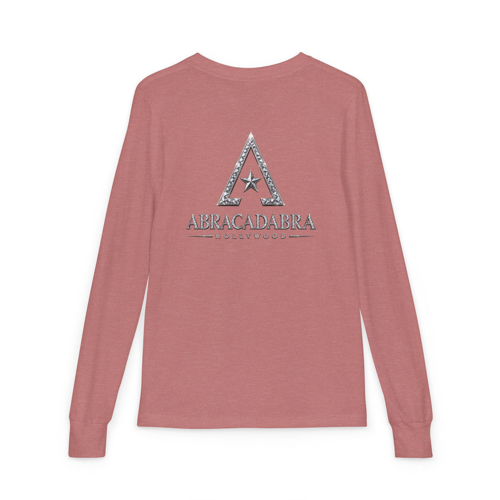 Youth Long Sleeve Tee — 'Abracadabra' Sparkle Magic Graphic
