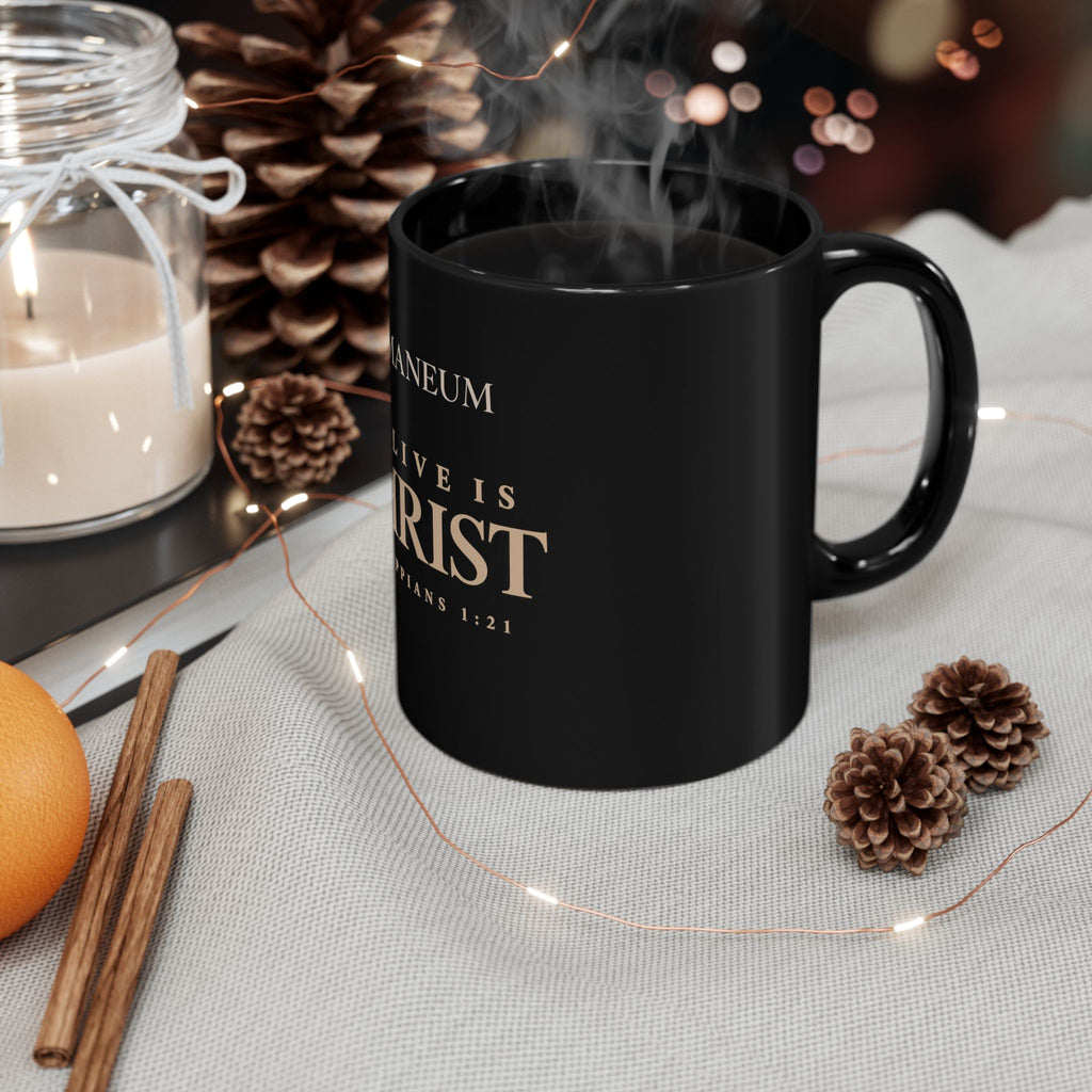 Romaneum Mug — "To Live Is Christ" Coffee Cup