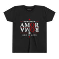 Youth Tee — ROMANEUM “AMOR / ROMA” God Is Love Graphic
