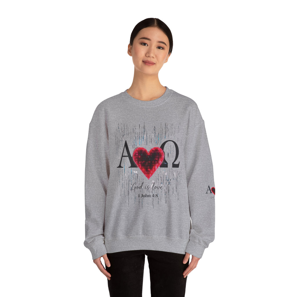 Alpha Omega Heart Sweatshirt ROMANEUM