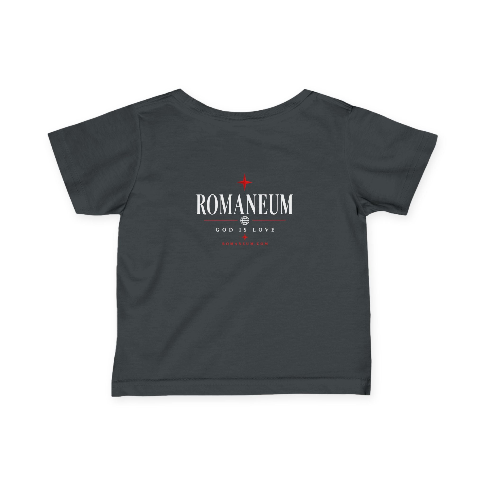 Infant Tee – 'AMOR ROMA' God Is Love Christian Baby Shirt