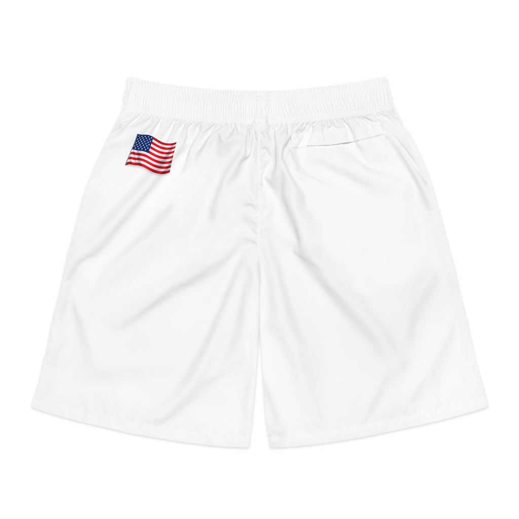 God Bless America Eagle Men's Jogger Shorts – Patriotic Casual Shorts