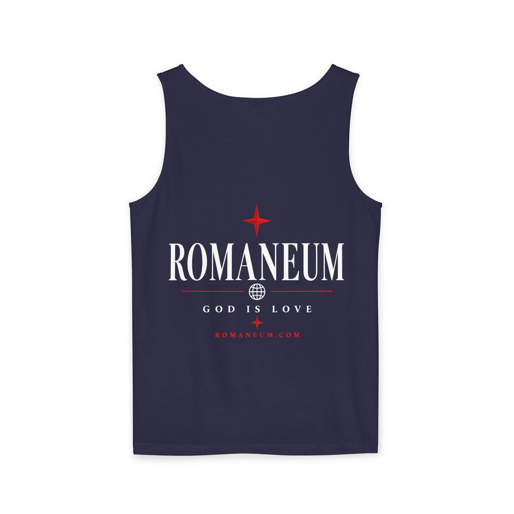 Amor/Roma Romaneum Tank Top — "God Is Love" Graphic Tank