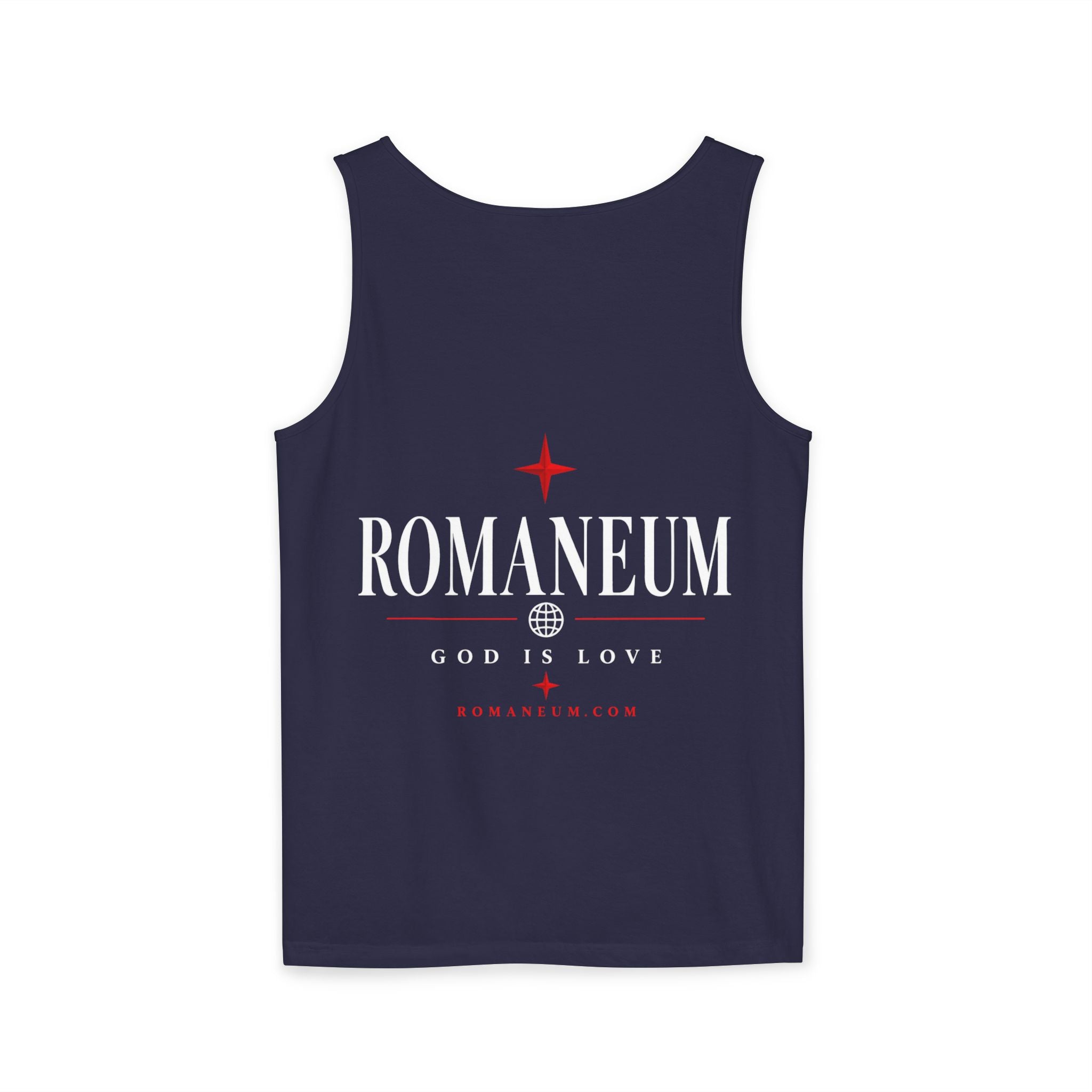Amor/Roma Romaneum Tank Top — "God Is Love" Graphic Tank