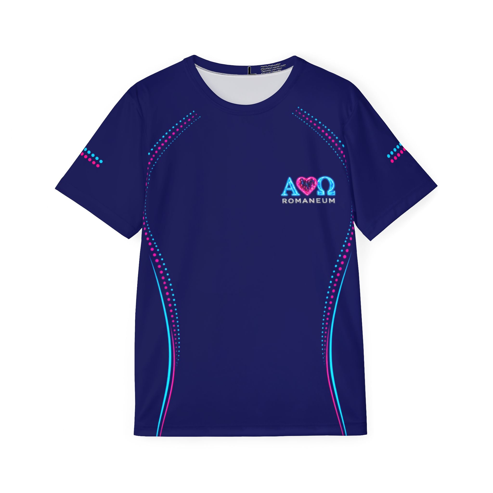 Men's Sports Jersey – Romaneum Alpha Omega 'God Is Love' Athletic Tee (1 John 4:8)