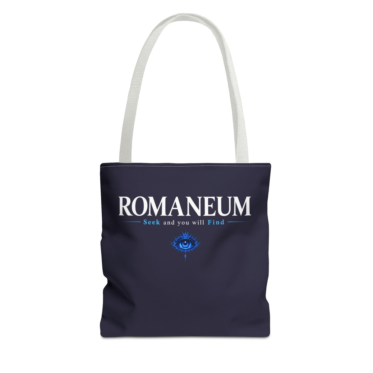 Romanеum Tote Bag — "Seek and You Will Find" Mystical Eye Canvas Tote