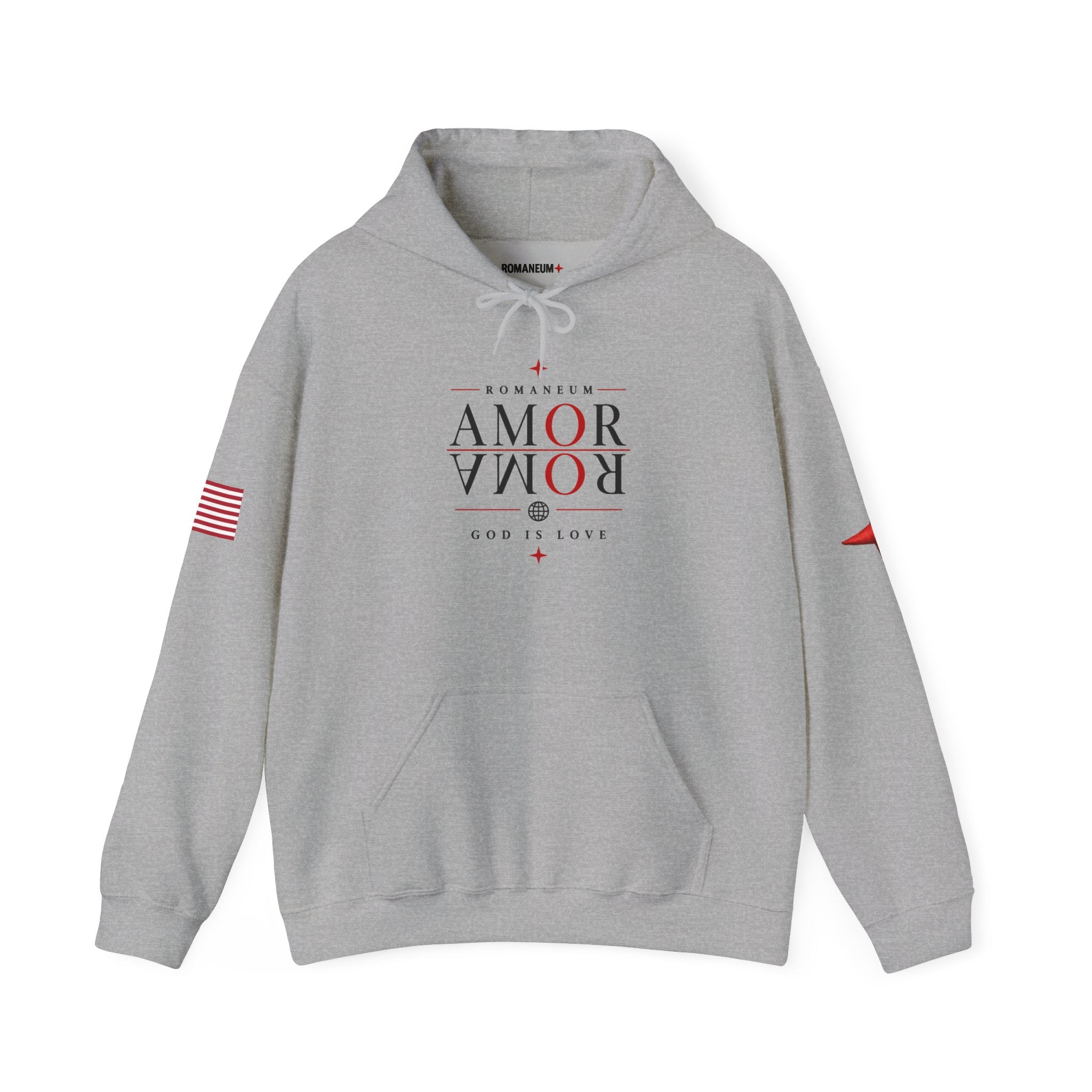 Romaneum ‘Amor’ Hoodie — God Is Love Graphic Sweatshirt