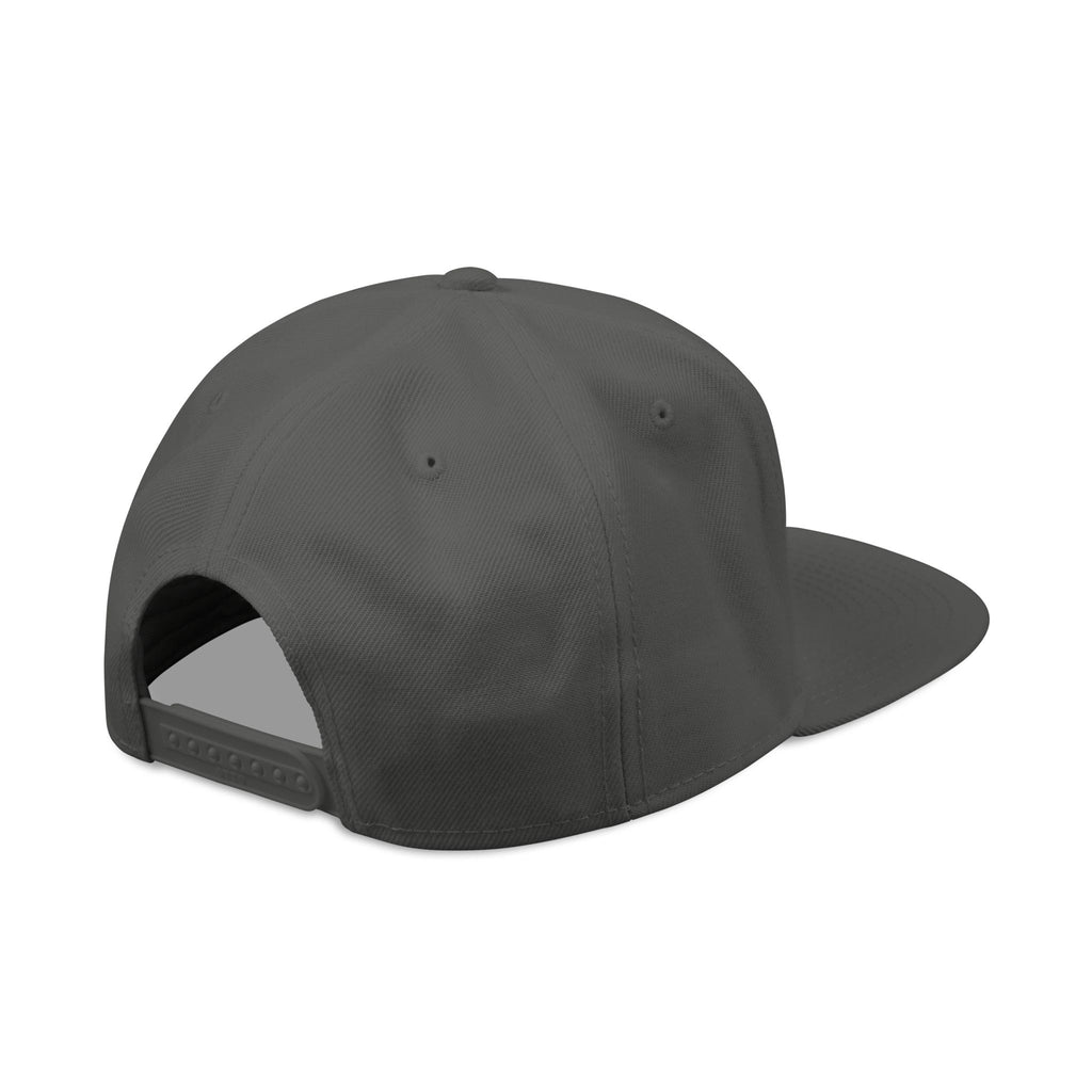 Embroidered Snapback Cap — Red Vintage 'ROMANEUM' Text