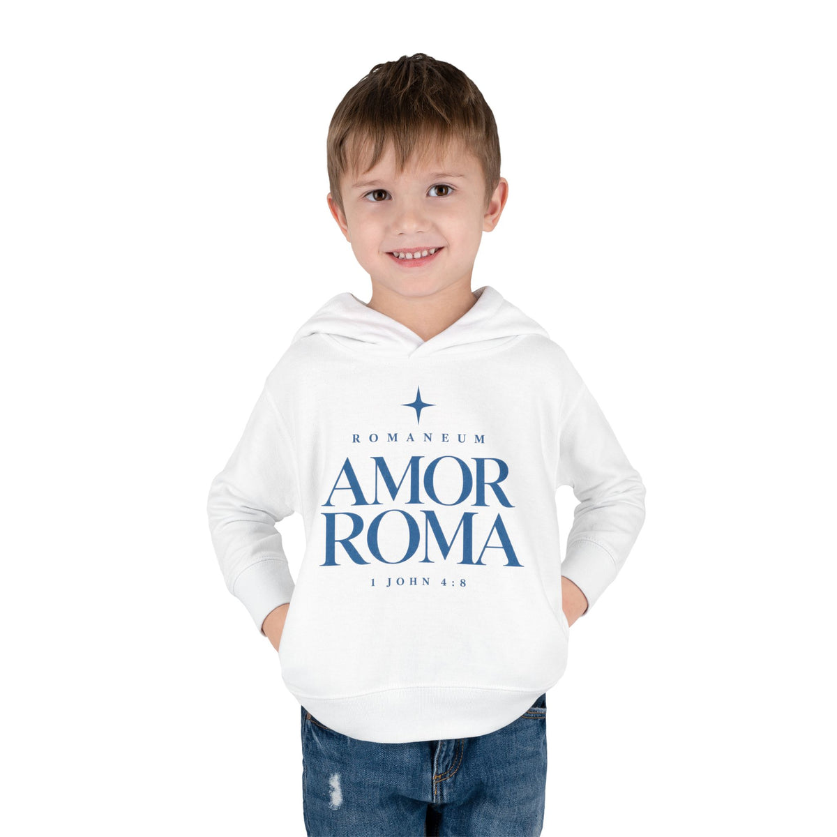Toddler Hoodie — "Amor Roma"