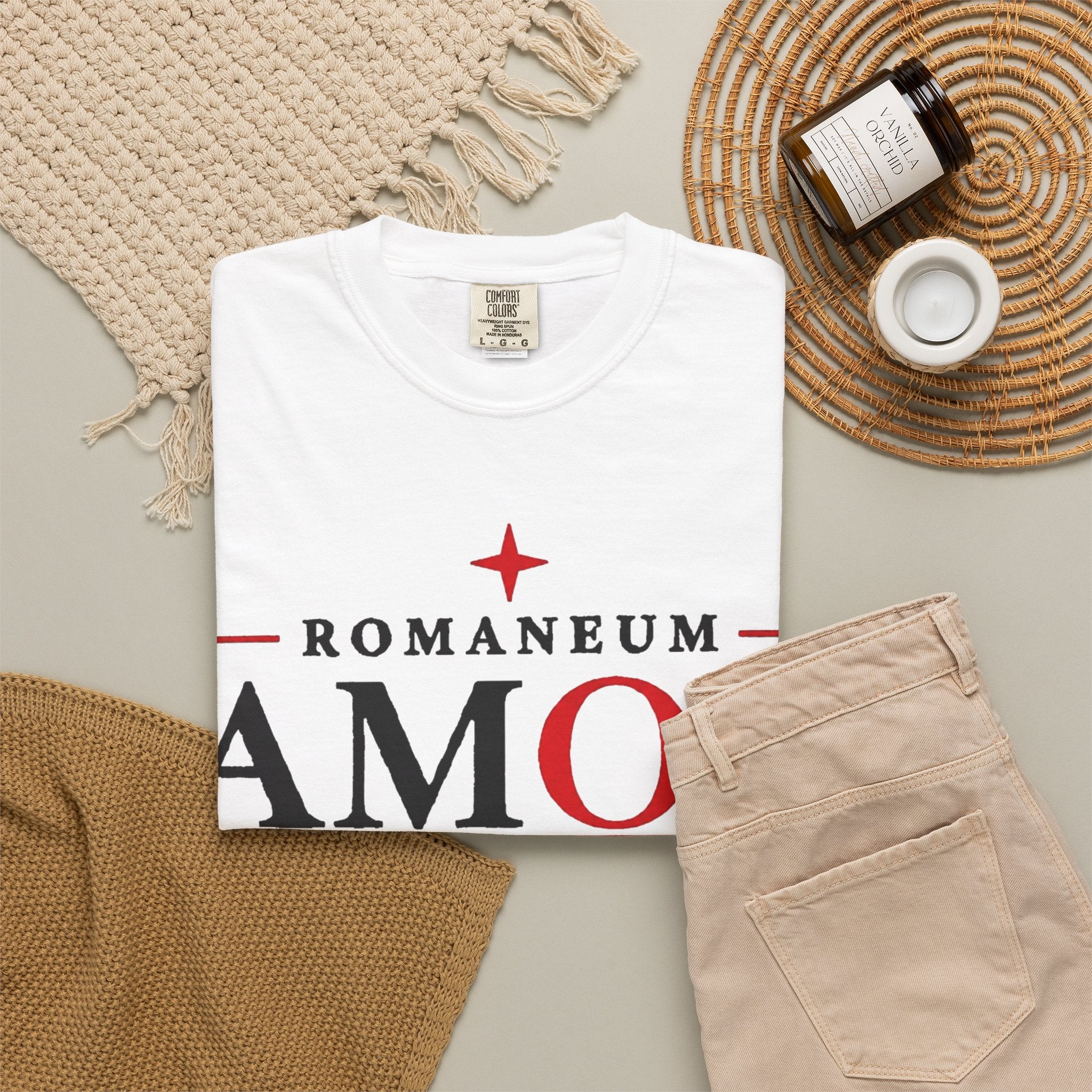 AMOR ROMA Tee — "God Is Love" Graphic T-Shirt