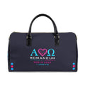 Faux Leather Travel Bag - Romaneum Alpha Omega "God is Love"