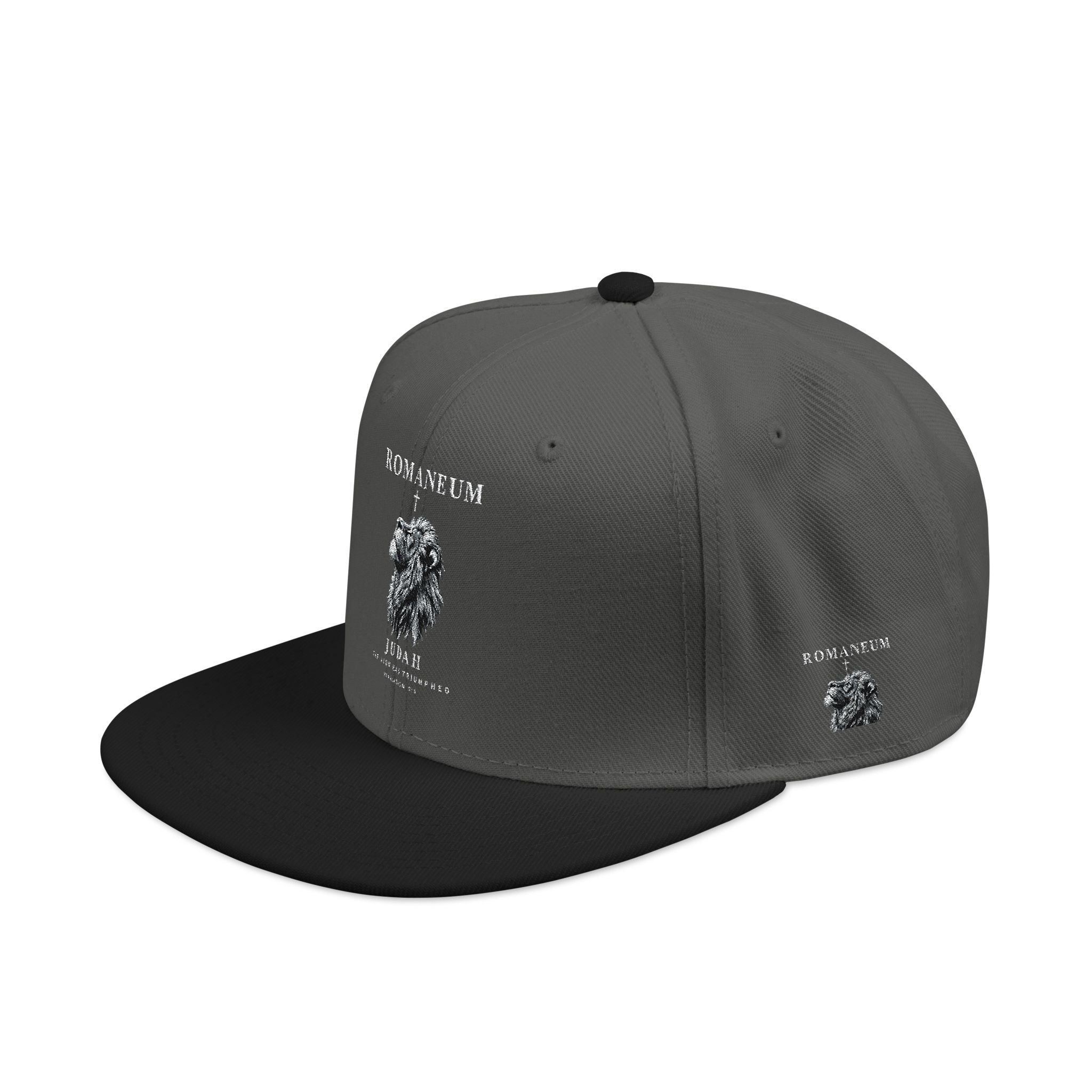Embroidered Crystal Cross Snapback Hat