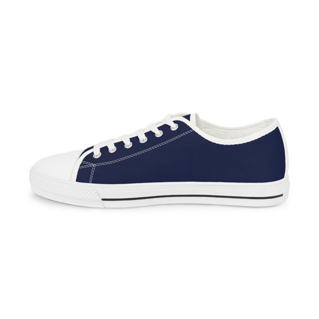 Patriotic Eagle Low Top Sneakers – God Bless America Men’s Canvas Shoes