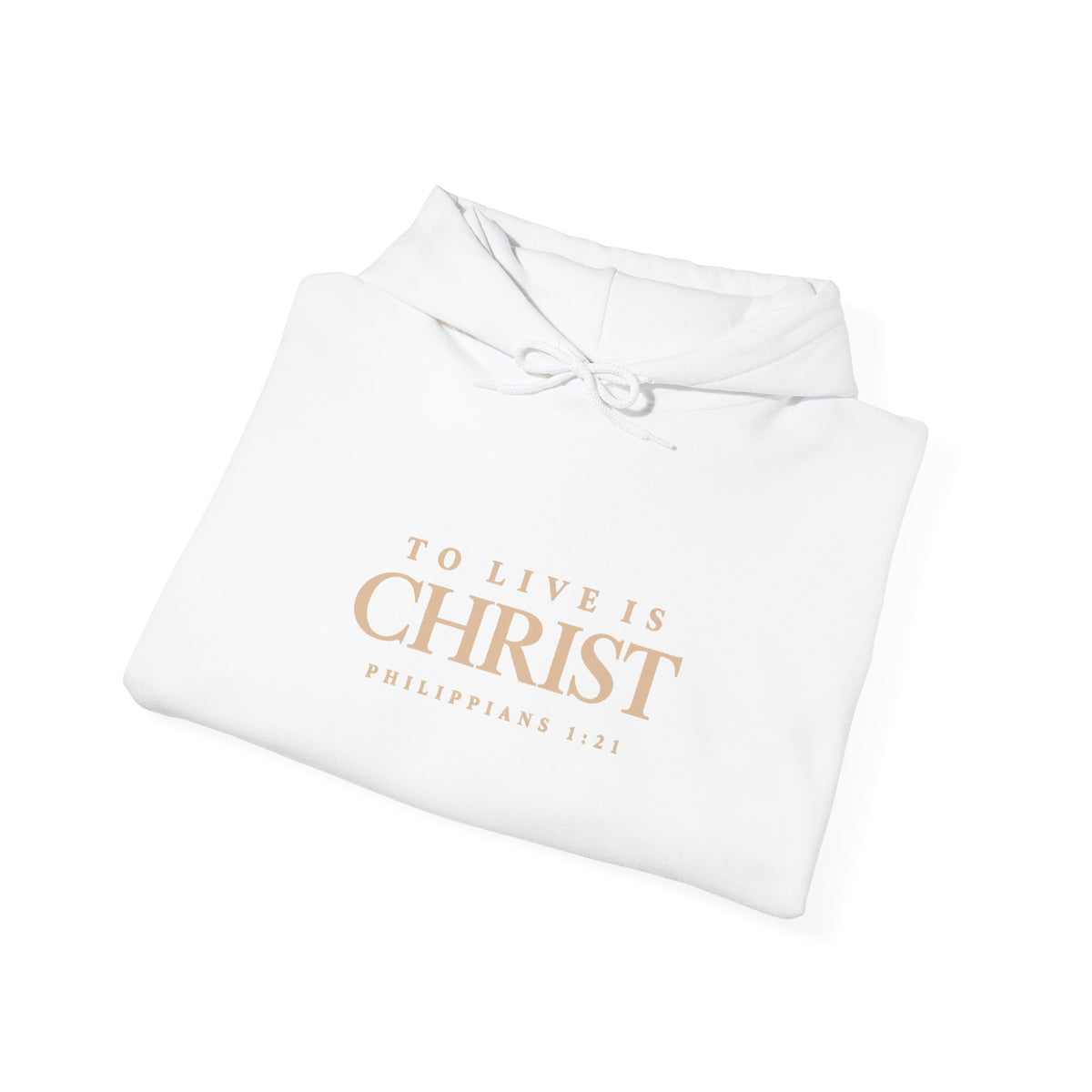 Romaneum Hoodie — "God is Love" Faith Pullover (To Live Is Christ)
