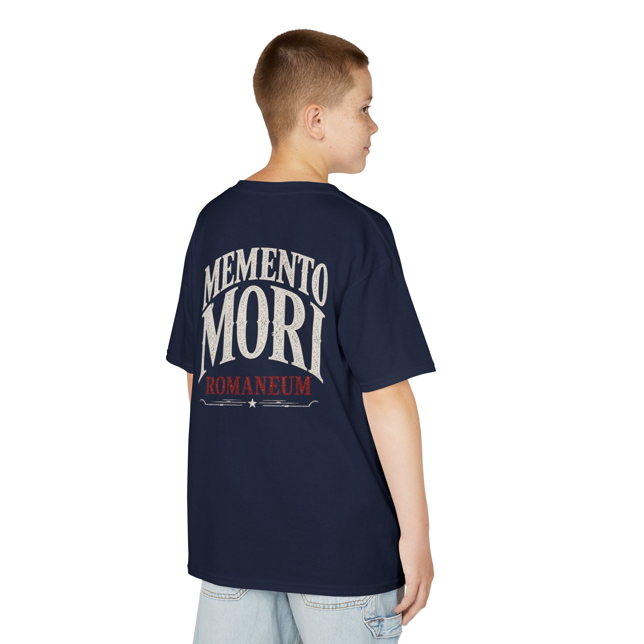 Kids T-Shirt — "Memento Mori" Skull Romaneum Tee