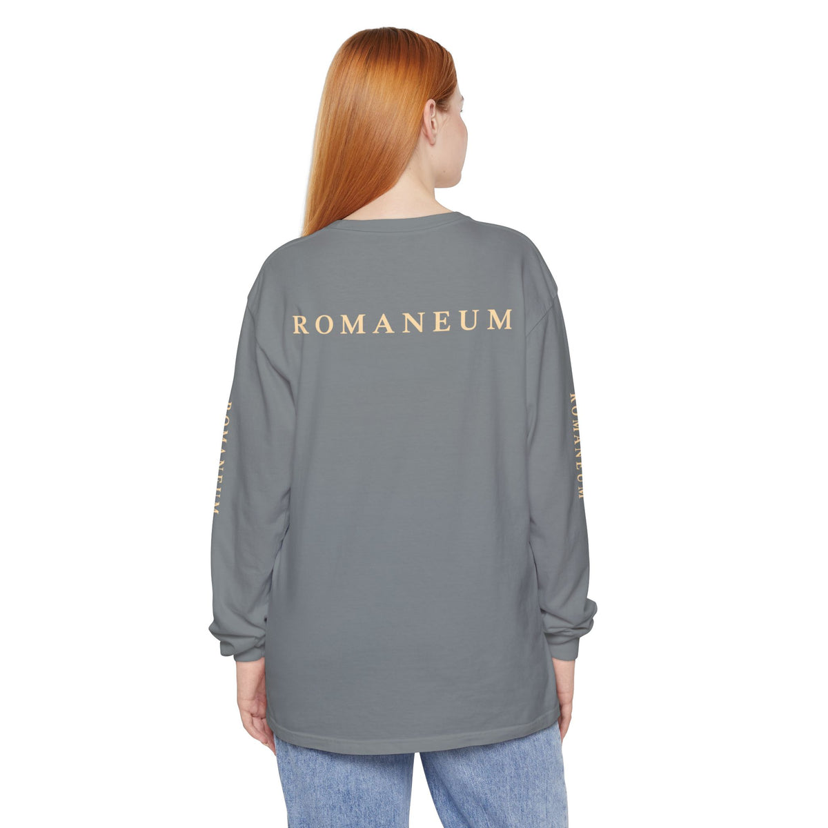Conquerors Long Sleeve Tee — "More Than Conquerors" Romaneum
