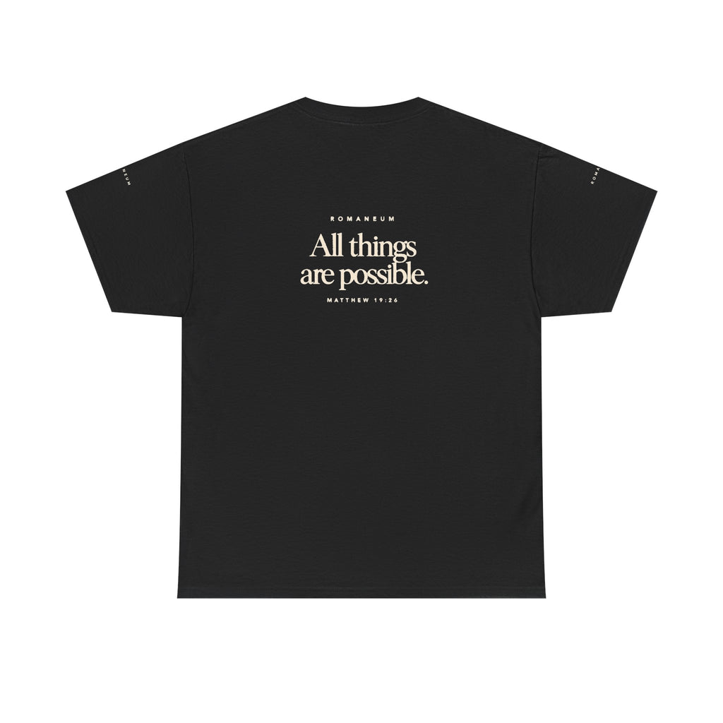 Faith Graphic Tee — "With God All Things Are Possible" T‑Shirt
