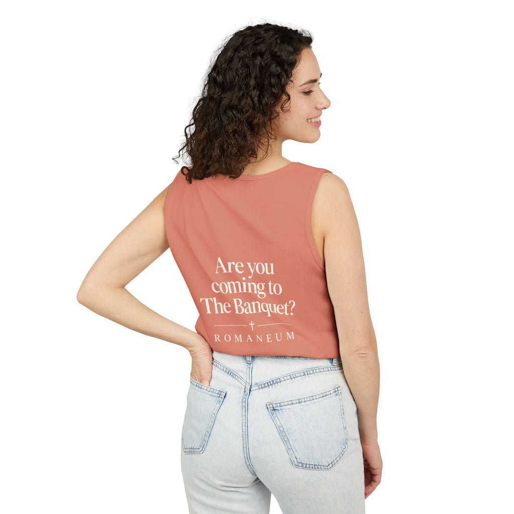 Banquet Invitation Tank Top — "Are You Coming to The Banquet?" Romaneum