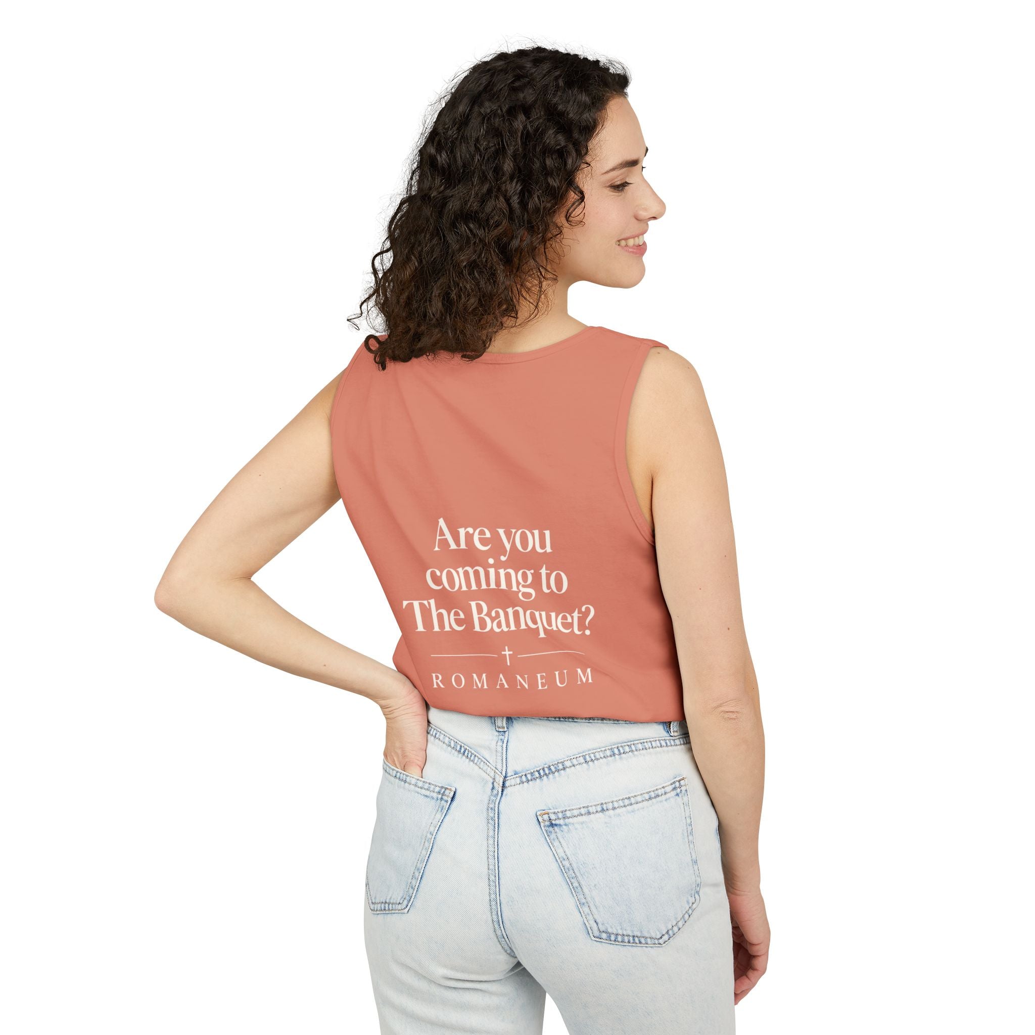 Banquet Invitation Tank Top — "Are You Coming to The Banquet?" Romaneum