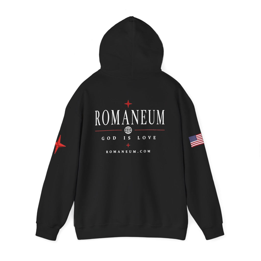 Romaneum ‘Amor’ Hoodie — God Is Love Graphic Sweatshirt