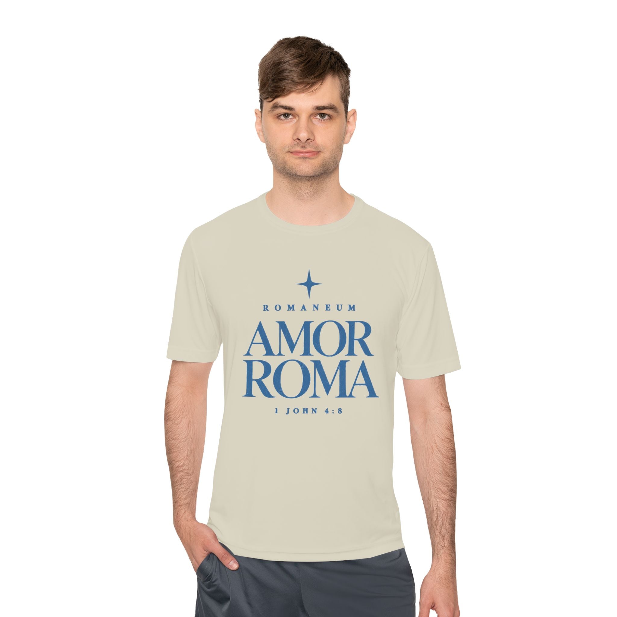Amor Roma Tee — "From Above" Scripture T-Shirt (1 John 4:8)