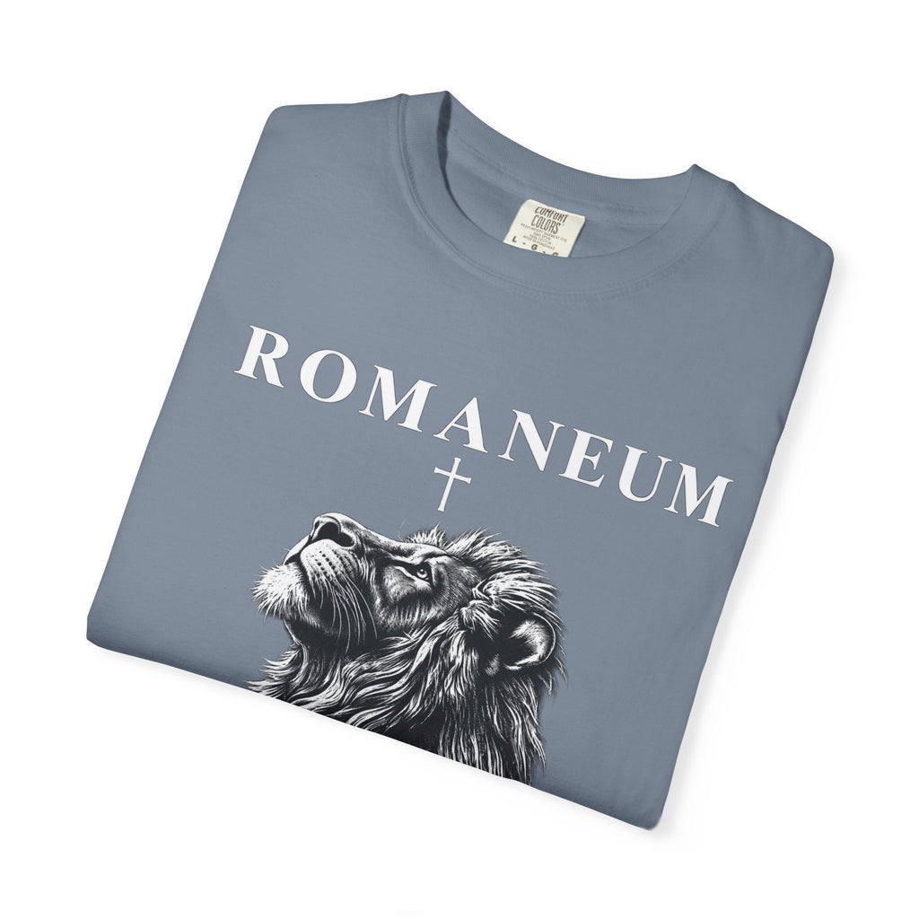 Romaneum Judah Lion T-Shirt — "The Lion Has Triumphed" Christian Tee
