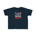 Toddler Tee - 'God Bless America' Patriotic Eagle Kids Shirt