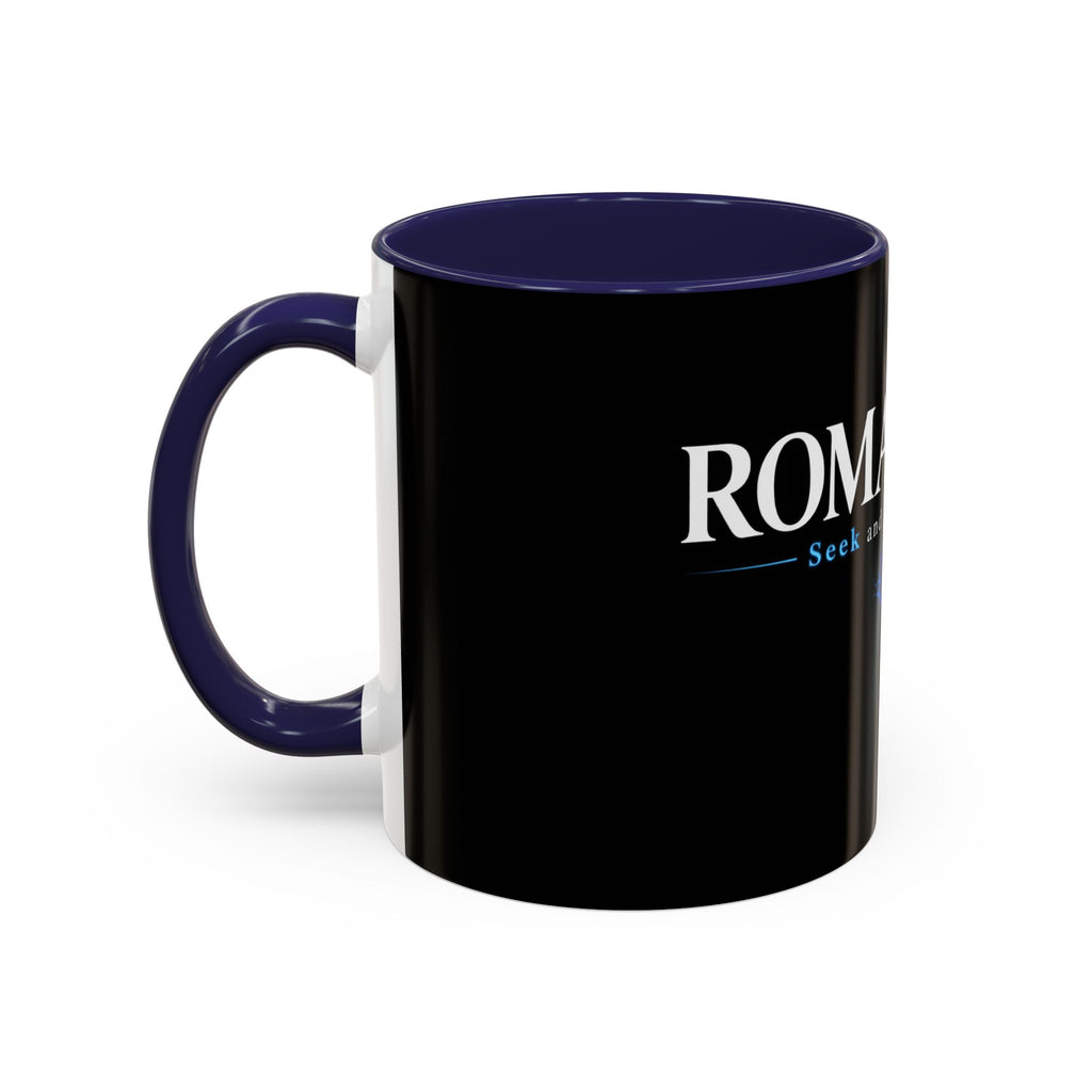 "Seek and You Will Find" Inspirational Black Mug