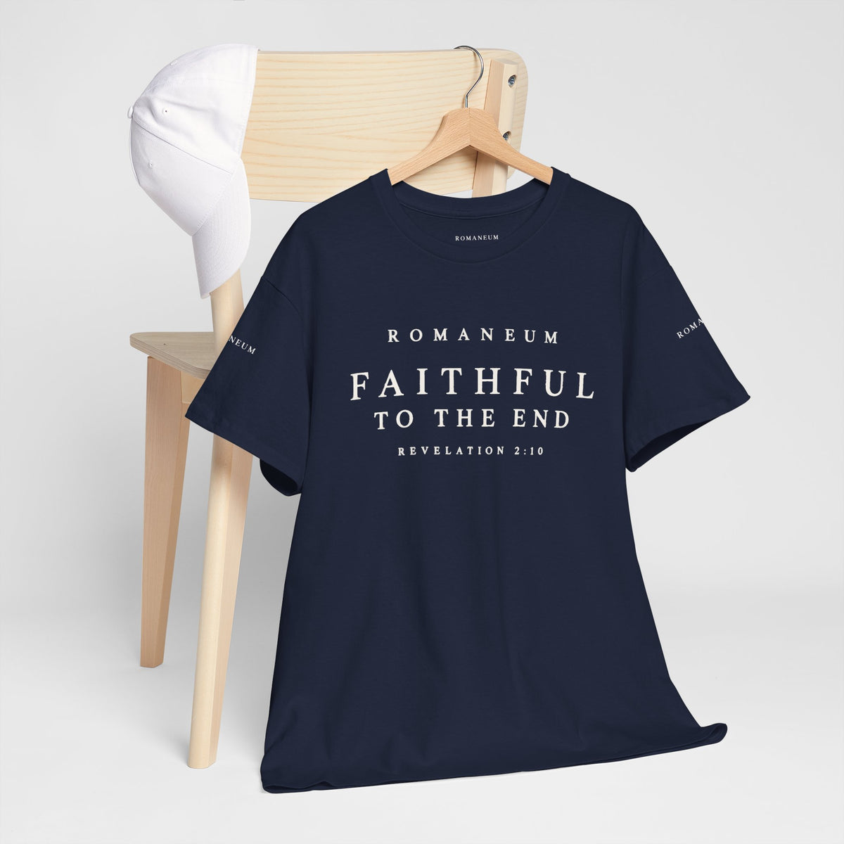 Faithful to the End Tee — 'Romaneum'