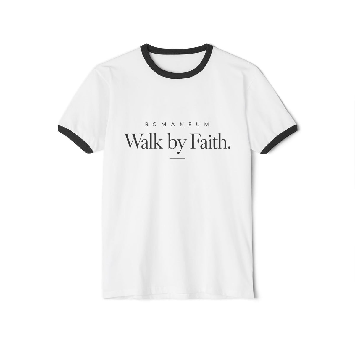ROMANEUM Walk by Faith Ringer T-Shirt