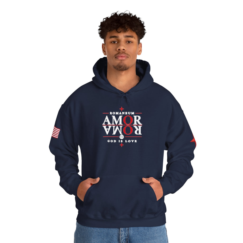 Romaneum ‘Amor’ Hoodie — God Is Love Graphic Sweatshirt