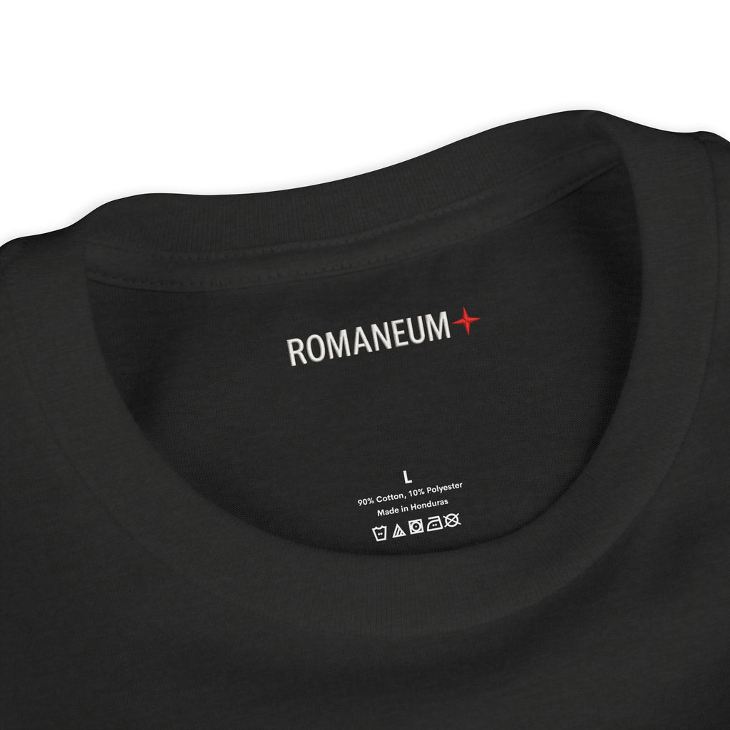 Youth Tee — ROMANEUM “AMOR / ROMA” God Is Love Graphic