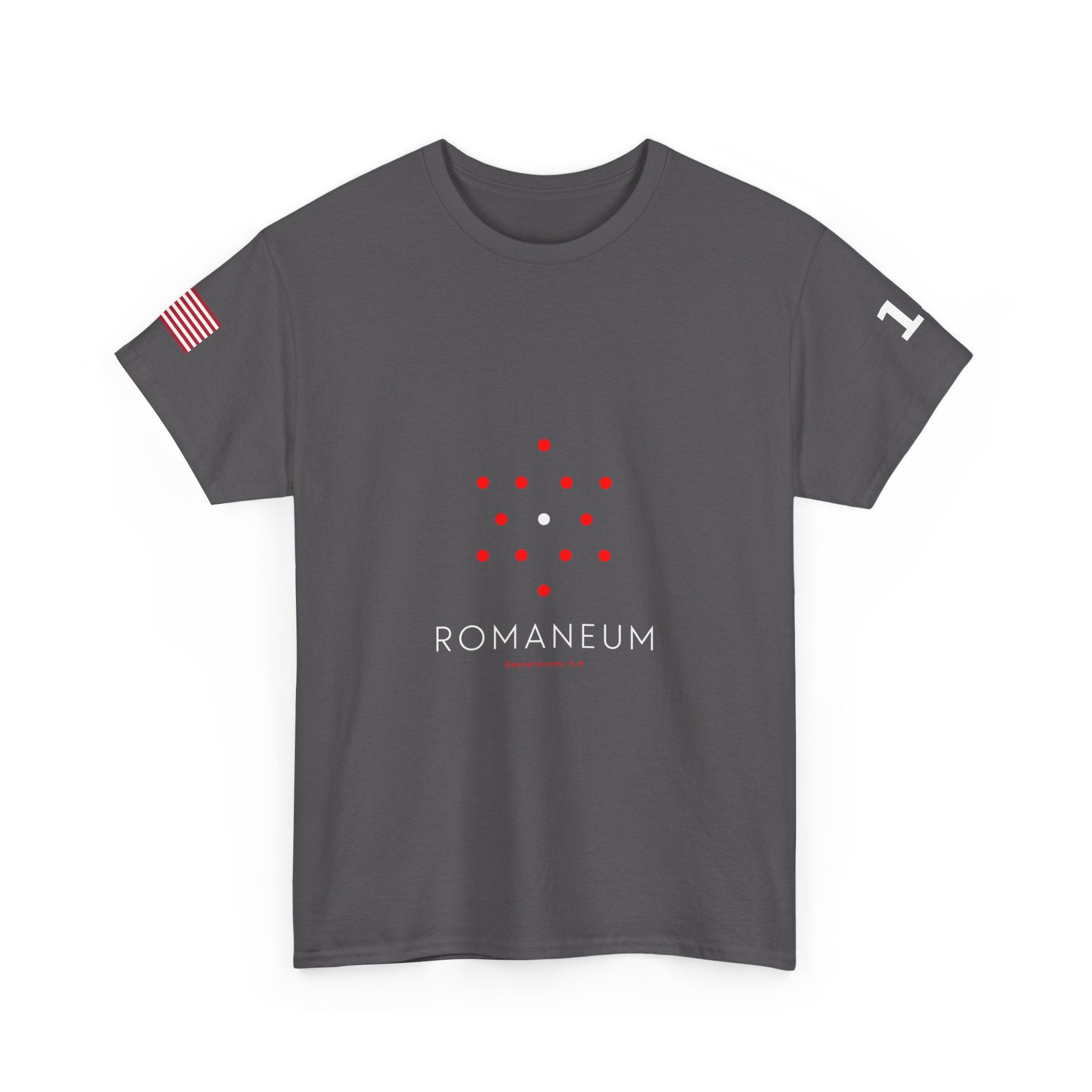 Romaneum Heavy Cotton T-Shirt | Flag & 13
