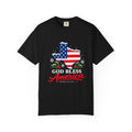 God Bless America Christmas Texas Flag T-Shirt