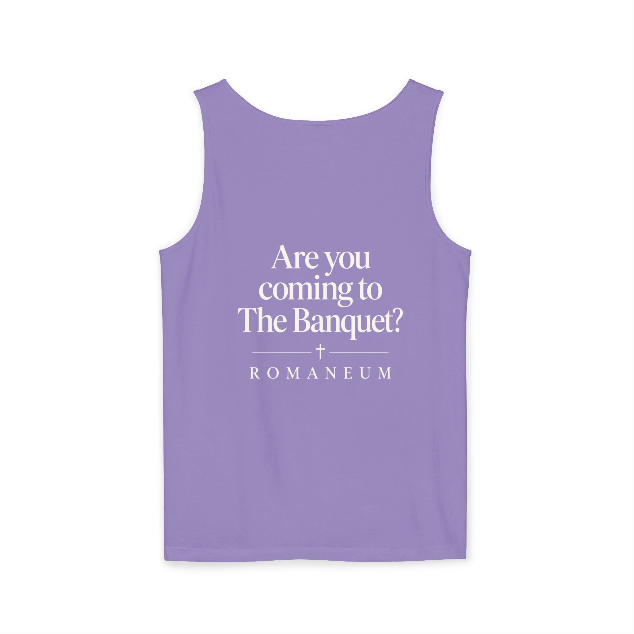 Banquet Invitation Tank Top — "Are You Coming to The Banquet?" Romaneum